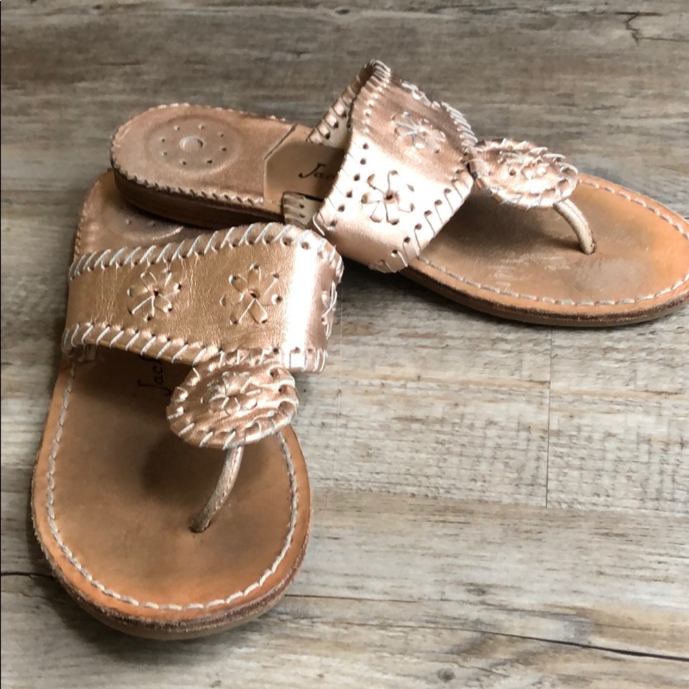 Jack Rogers Miss Hamptons II Rose Gold 3